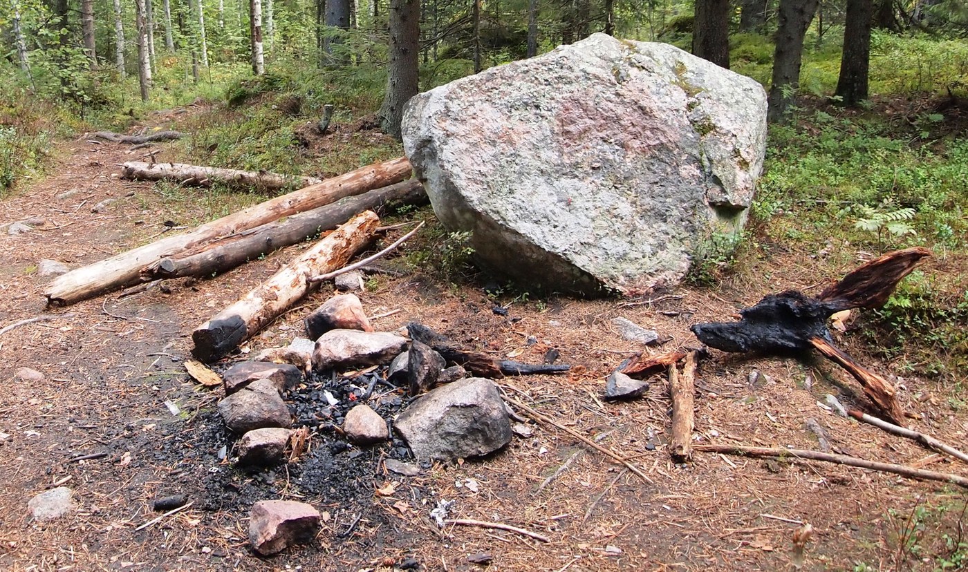 Fire Pit: a Shallow Pit Ringed with Stones