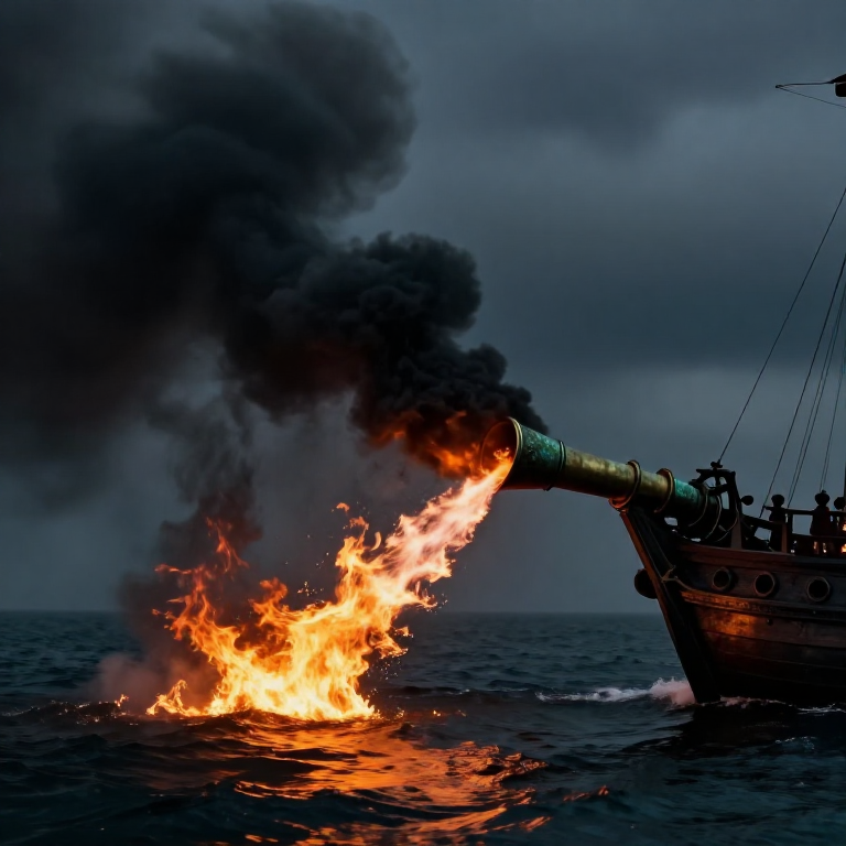 Greek Fire — The Byzantine Superweapon Whose Secret Died with an Empire