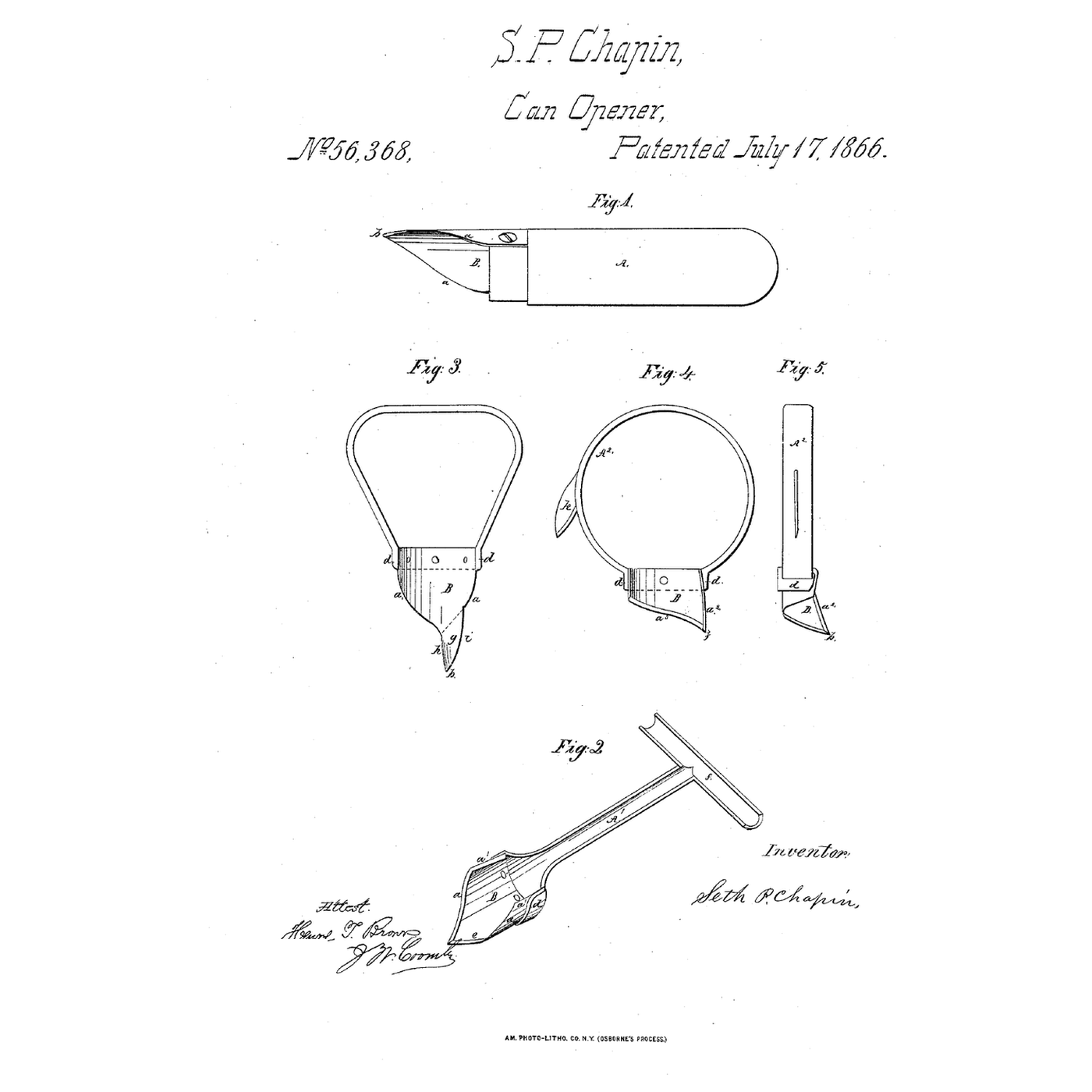 Half-Round Can Opener: Push the Cutter In and Twist