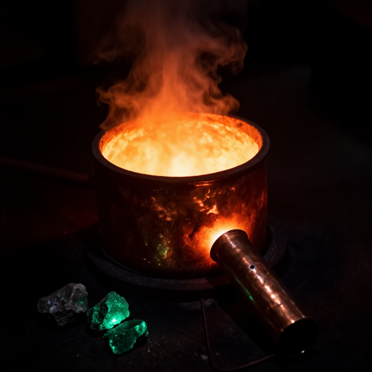 Smelting Copper from Malachite — The Birth of Metallurgy