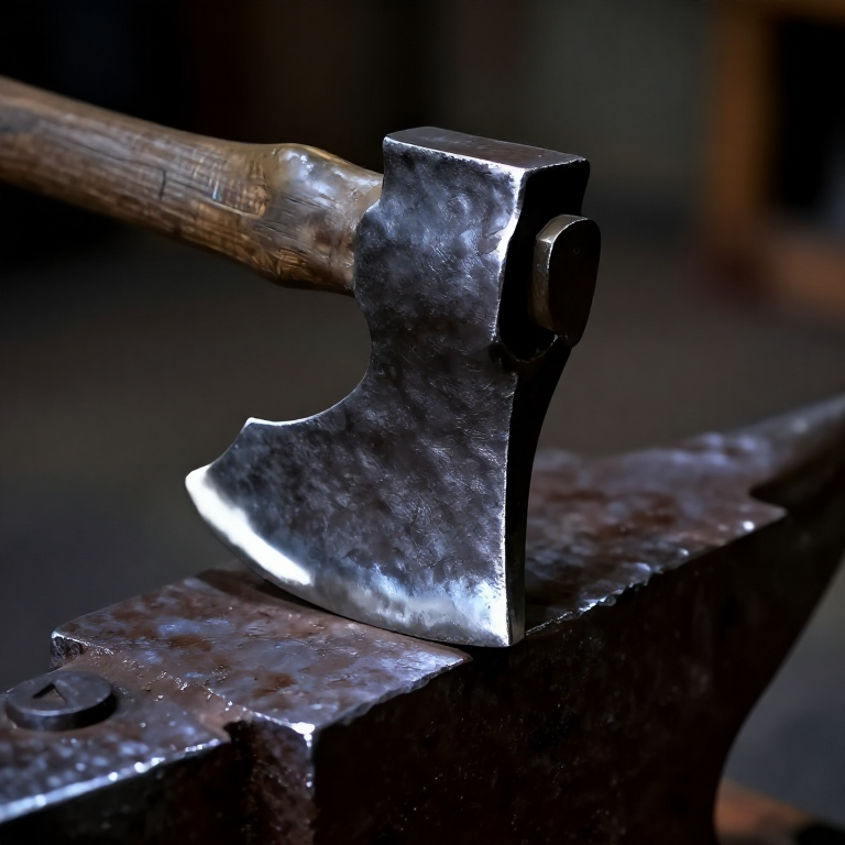 Forging an Iron Axe Head — The Tool That Cleared the Forests