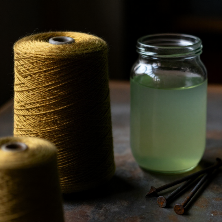 Iron Saddening — Darkening and Shifting Natural Dye Colours with Iron Water