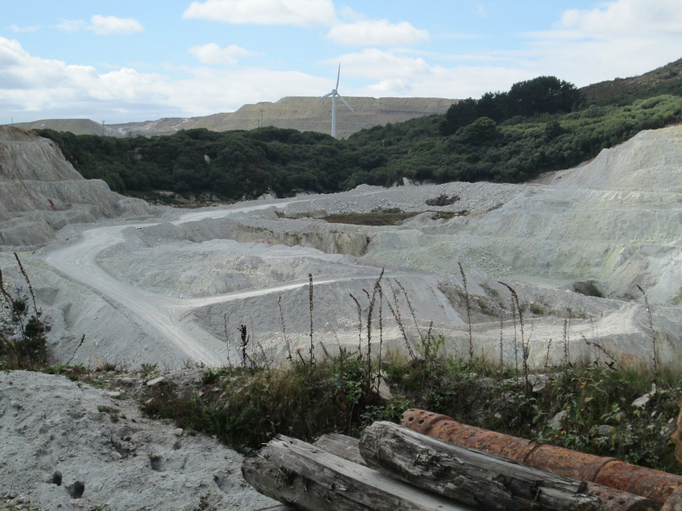 Kaolin: China Clay Washed Out of Decomposed Granite