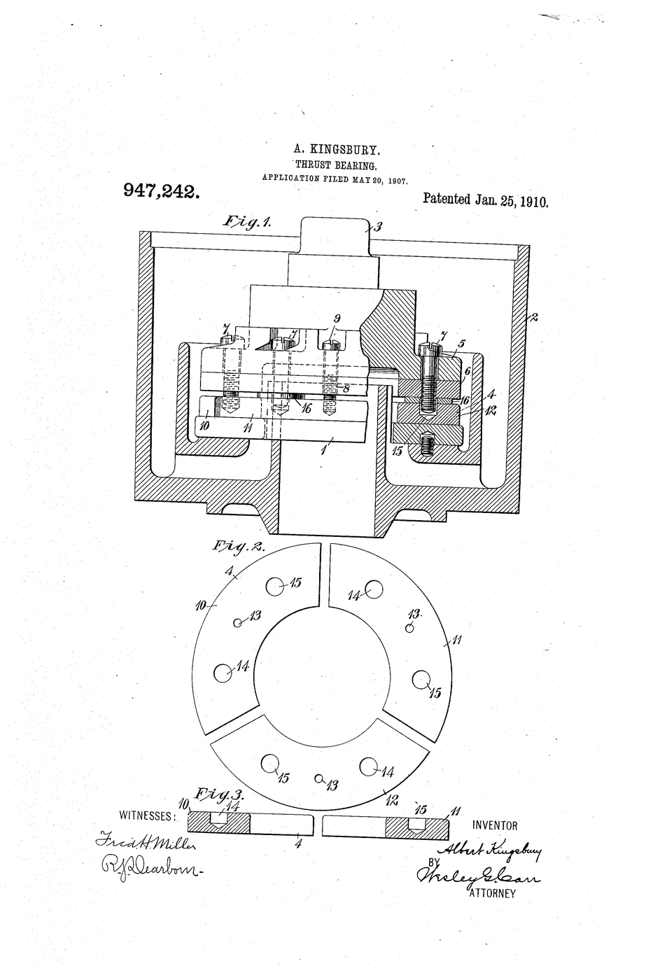 Kingsbury Thrust Bearing