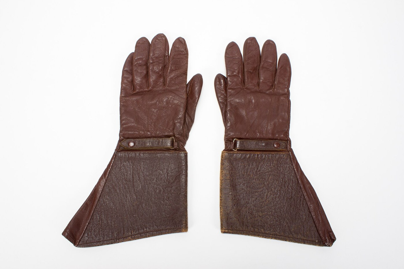 Leather Welding Gloves with Gauntlet Cuffs
