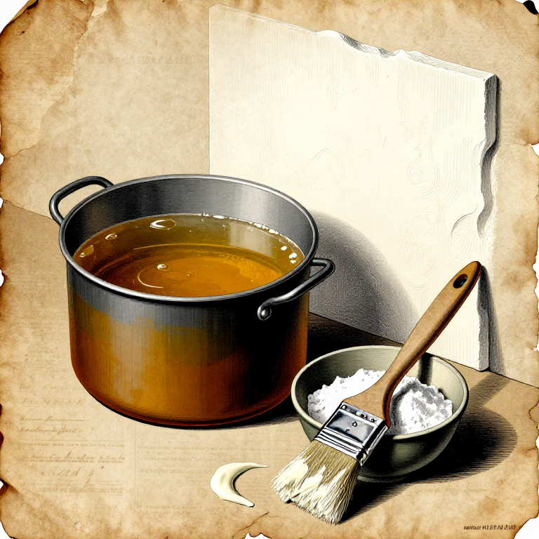 Making Hide Glue Distemper — The Traditional Ceiling and Wall Paint of Europe