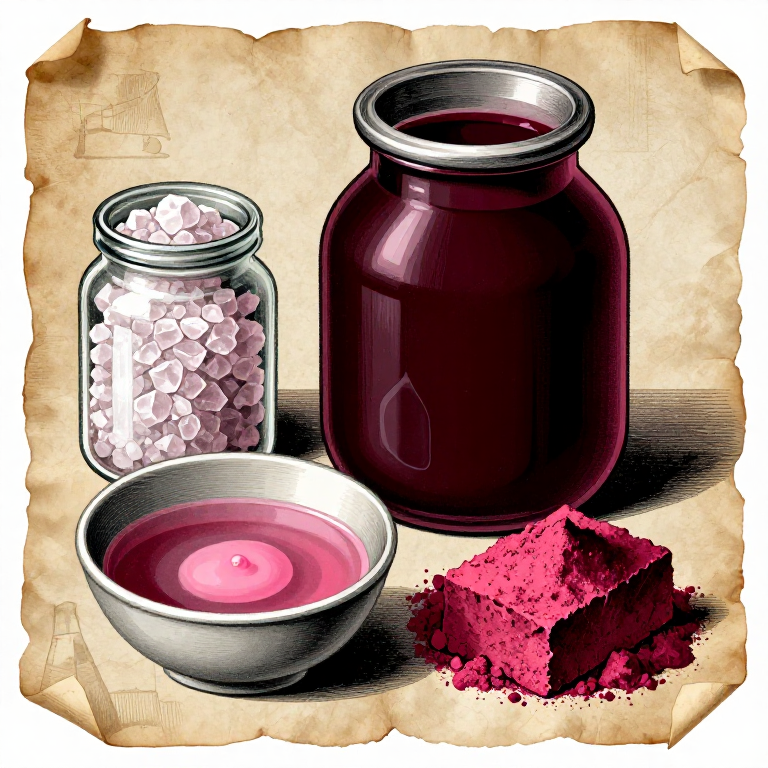 Making a Lake Pigment from Plant Dye — Precipitating Soluble Colour onto an Insoluble Substrate