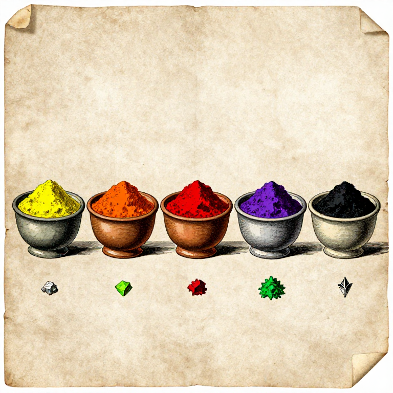 Making Mars Colours — Synthetic Iron Oxide Pigments from Copperas