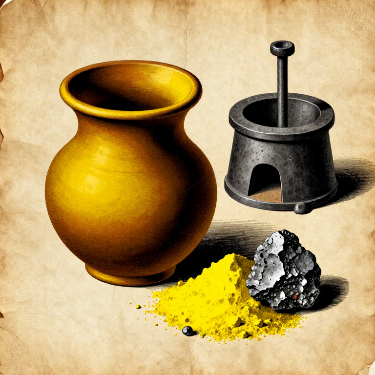 Making Naples Yellow (Lead Antimonate) — The Oldest Known Synthetic Yellow Pigment