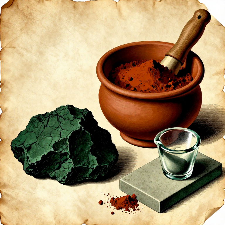 Making Raw and Burnt Umber — The Manganese Earth Pigments of Warm Shadow and Deep Brown