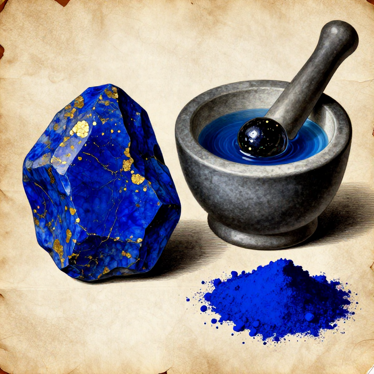 Making Ultramarine from Lapis Lazuli — Extracting the Most Precious Pigment in History
