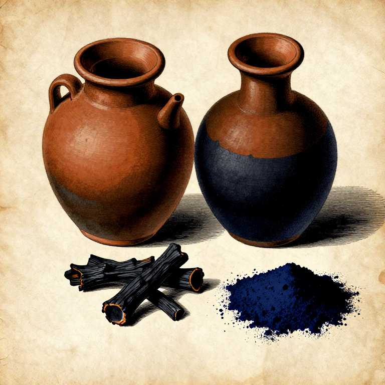 Making Vine Black Pigment — Charring Grape Vines into the Cool Blue-Black of Classical Painters