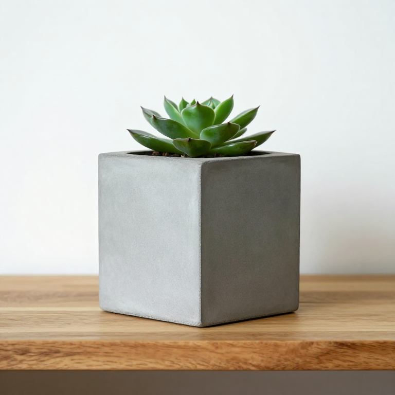 Casting a Concrete Planter in a Mold — Portland Cement Casting