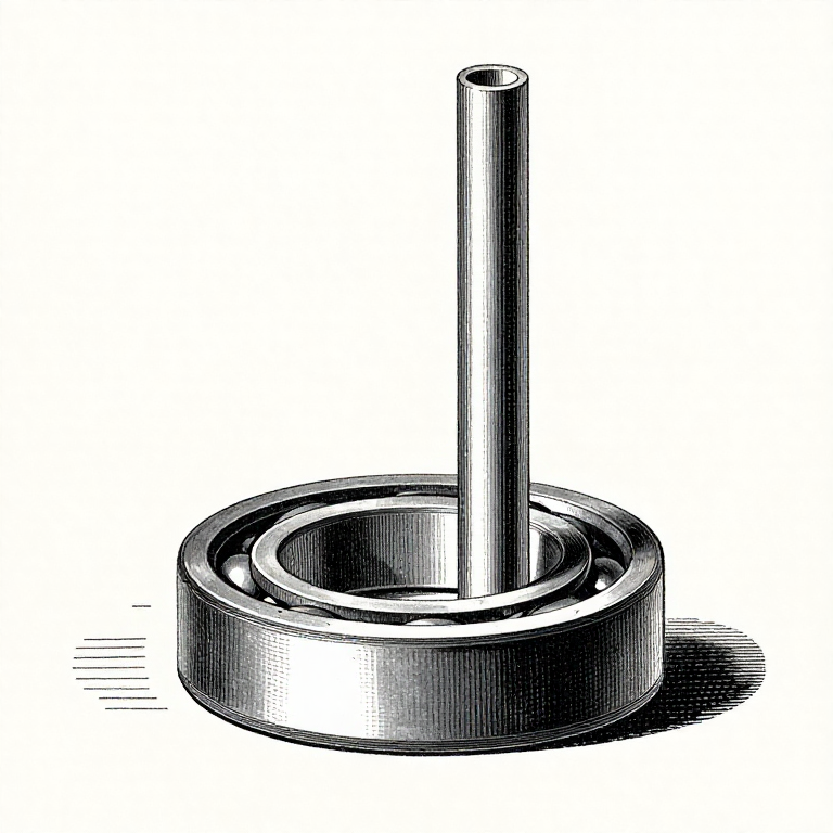 Mounting a Bearing: Press on the Ring That Is Being Fitted, Never Through the Balls