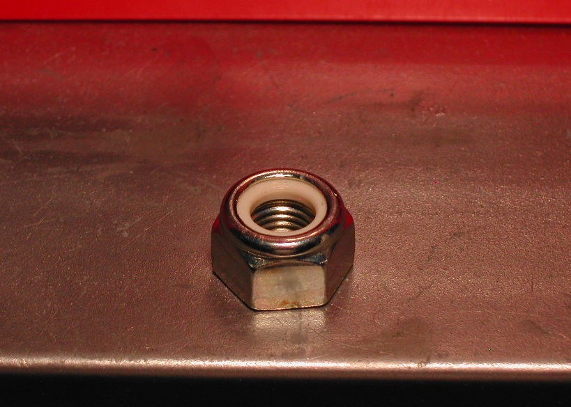 Nylon Insert Lock Nut: a Nylon Collar Crimped into a Steel Nut
