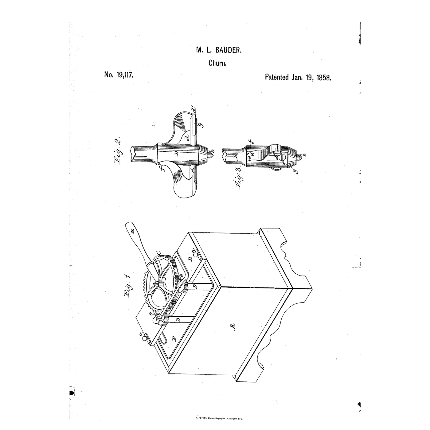Ogee-Float Twin-Shaft Churn: Two Rocking Shafts Drive the Cream's Currents Into Each Other