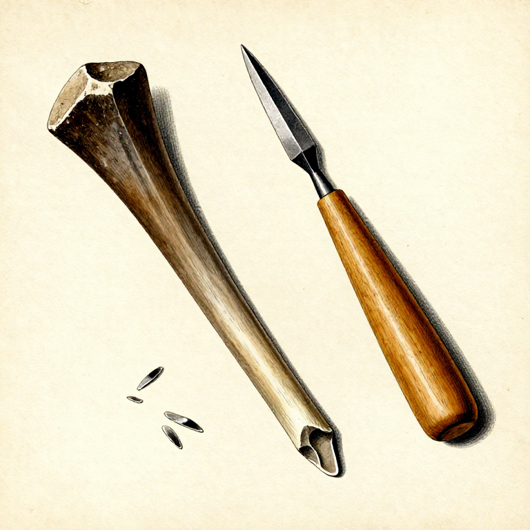 Making an Antler Pressure Flaker — Precision Flint-Knapping Tool