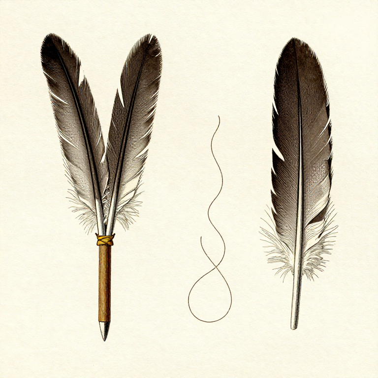 Collecting and Preparing Feathers for Arrow Fletching — Stabilising Projectiles in Flight