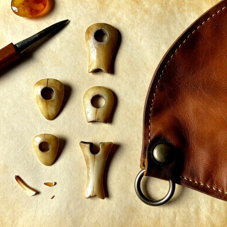 Making a Bone Toggle Fastener — The Earliest Button for Closing Garments