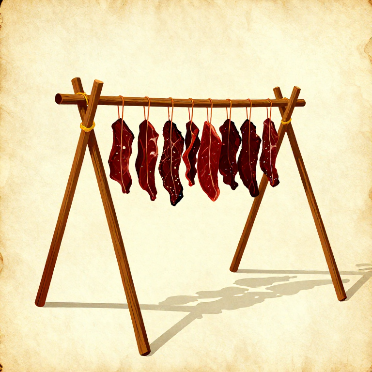 Building a Food Drying Rack — Sun and Wind Preservation Frame