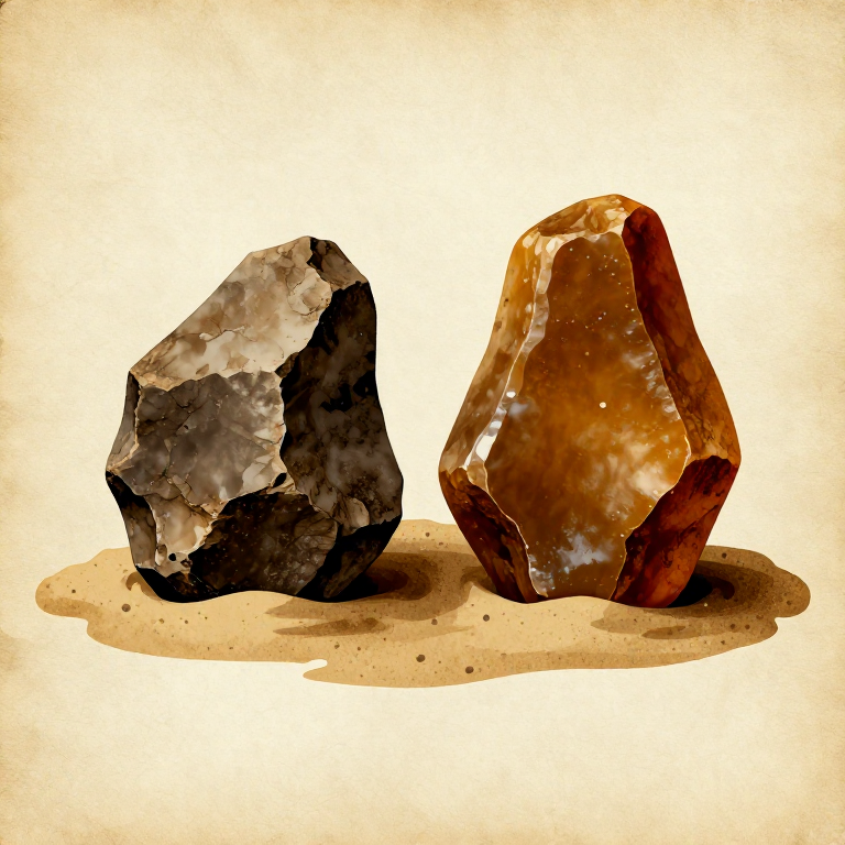 Heat-Treating Flint in a Sand Bed — Transforming Stone for Superior Knapping