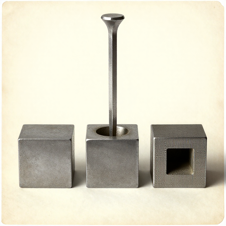 Punching and Drifting: A Hole Without Removing Metal
