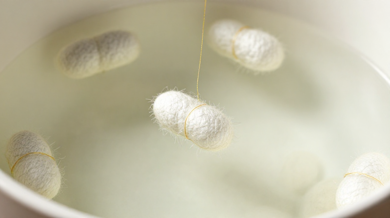 Reeling Silk from Cocoons — Unwinding the Continuous Filament