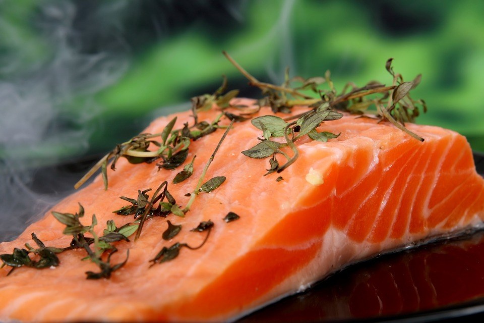 Salmon Fillet, Skin On, Frozen Safe for Raw Eating
