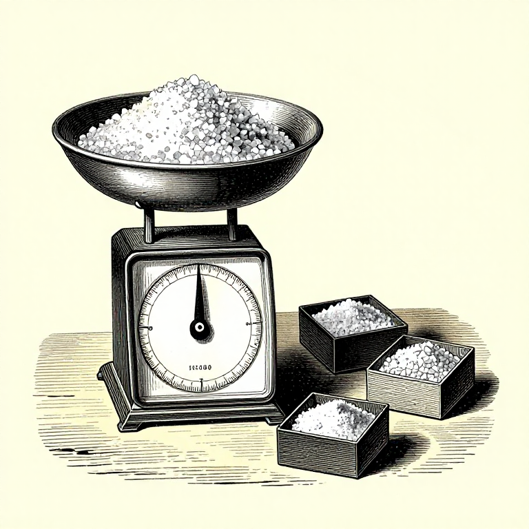 Salt: Measure It by Weight, and Add It Early Enough to Travel