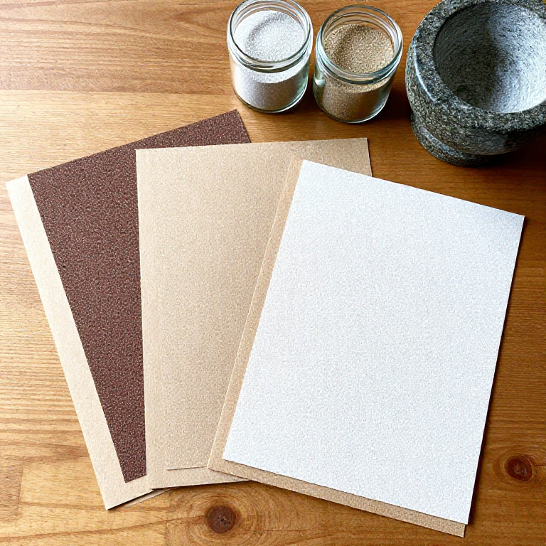 Sandpaper from Sand, Hide Glue and Paper