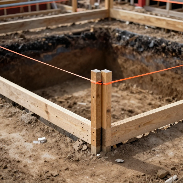Setting Out a Building: Profiles and Batter Boards