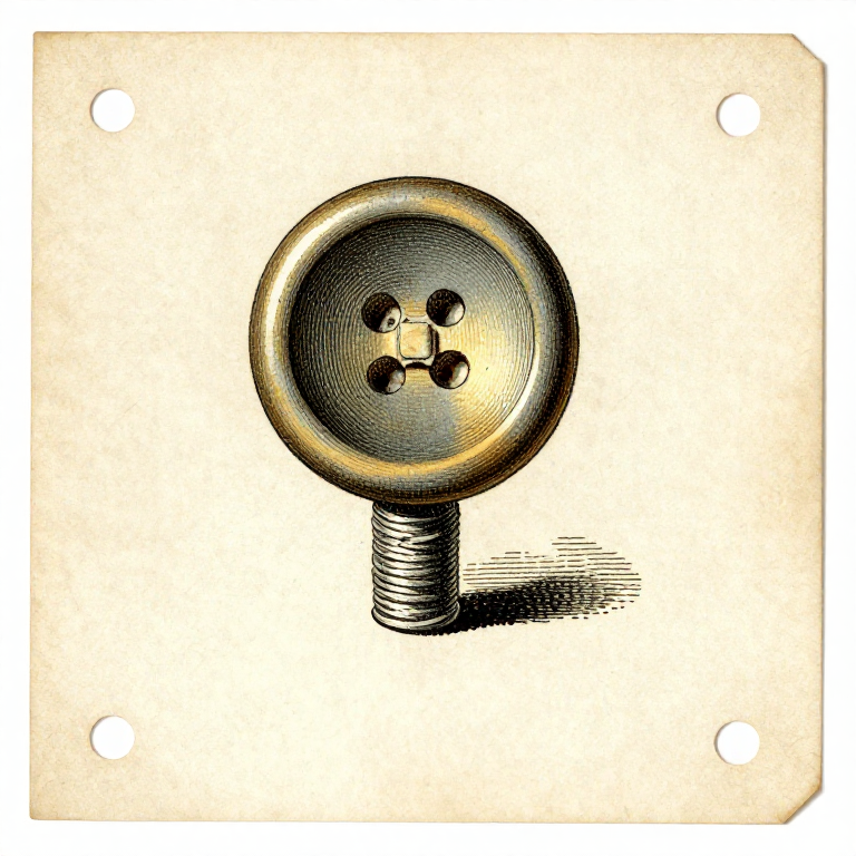Sewing On a Button So It Stays On: The Shank Is the Whole Trick