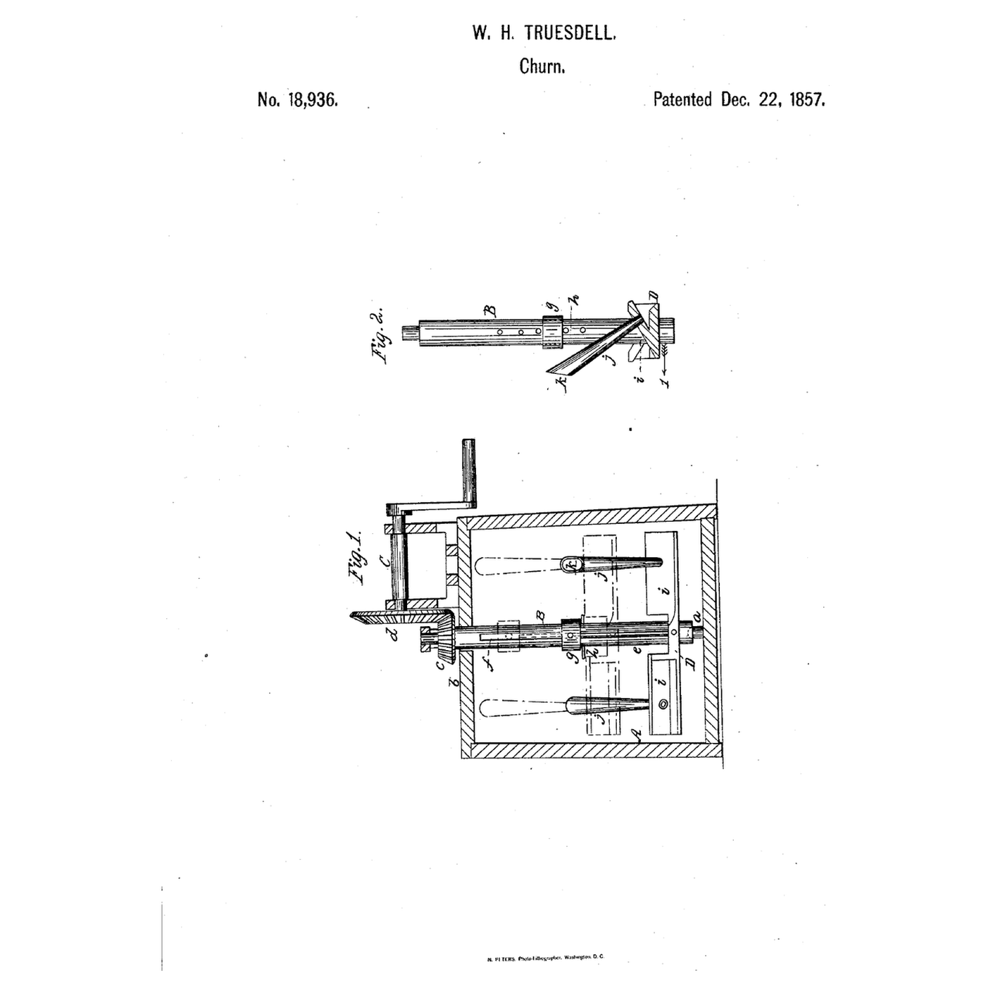 Sliding-Bar Air-Tube Dasher Churn: Churn Low, Then Raise the Bar and Turn Back to Gather