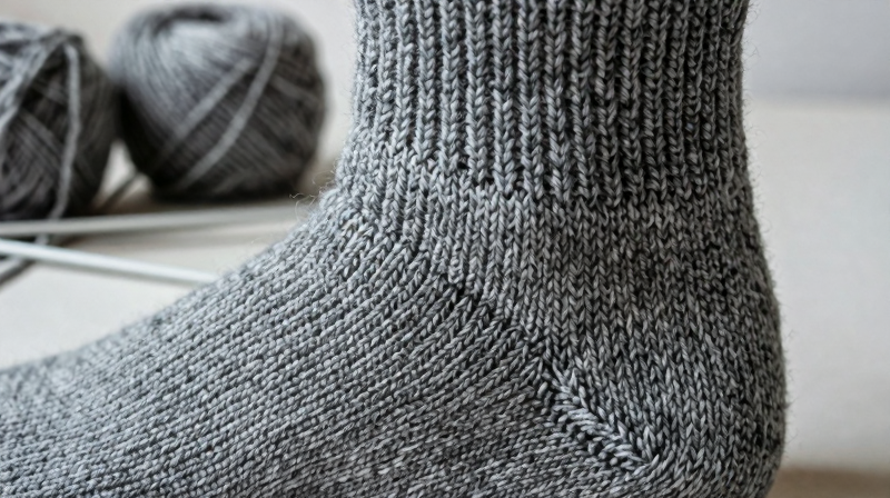 The Slip-Stitch Heel — Reinforced Double-Thick Knitting for Sock Heels That Last