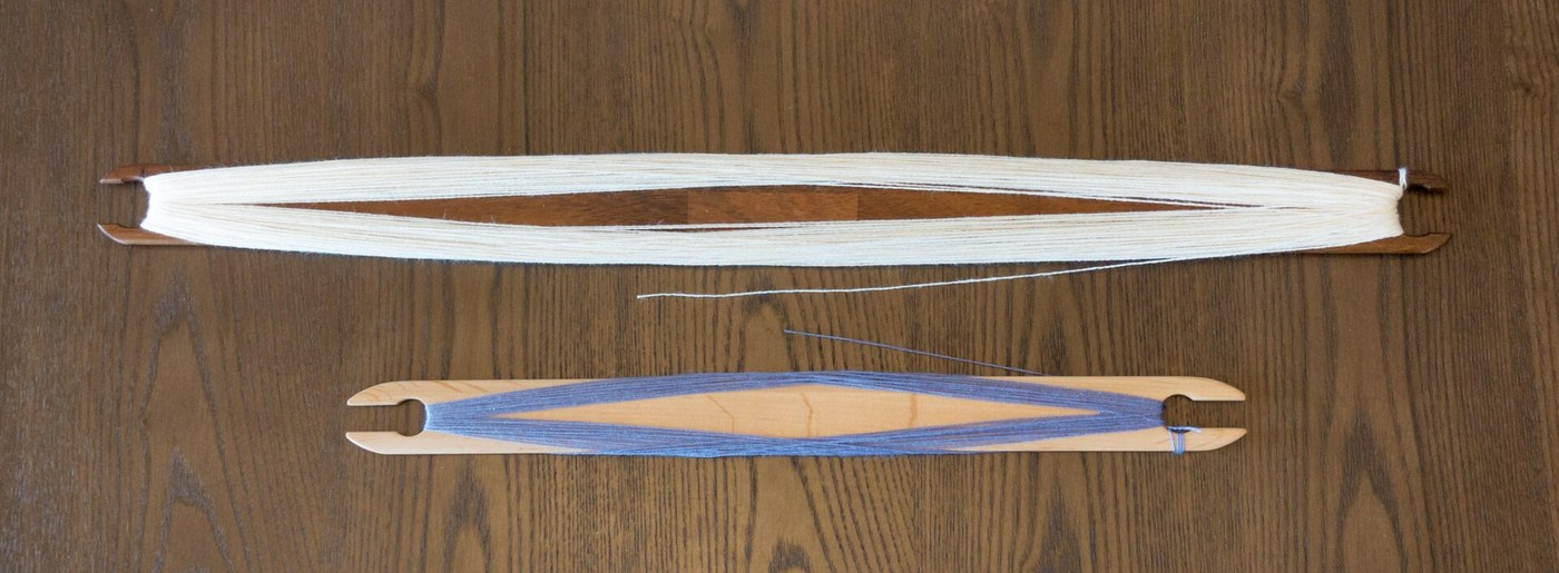 Stick Shuttle Cut from a Beech Strip