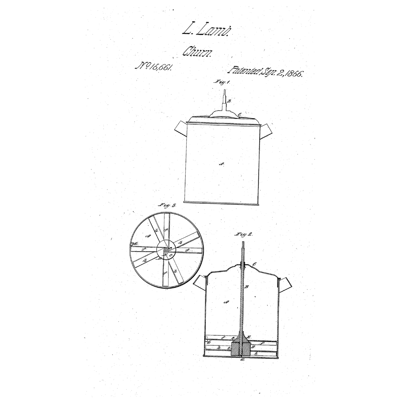 Stopped Auxiliary Dasher Churn: A Loose Dasher Held Still by a Stop, One Turning Below It