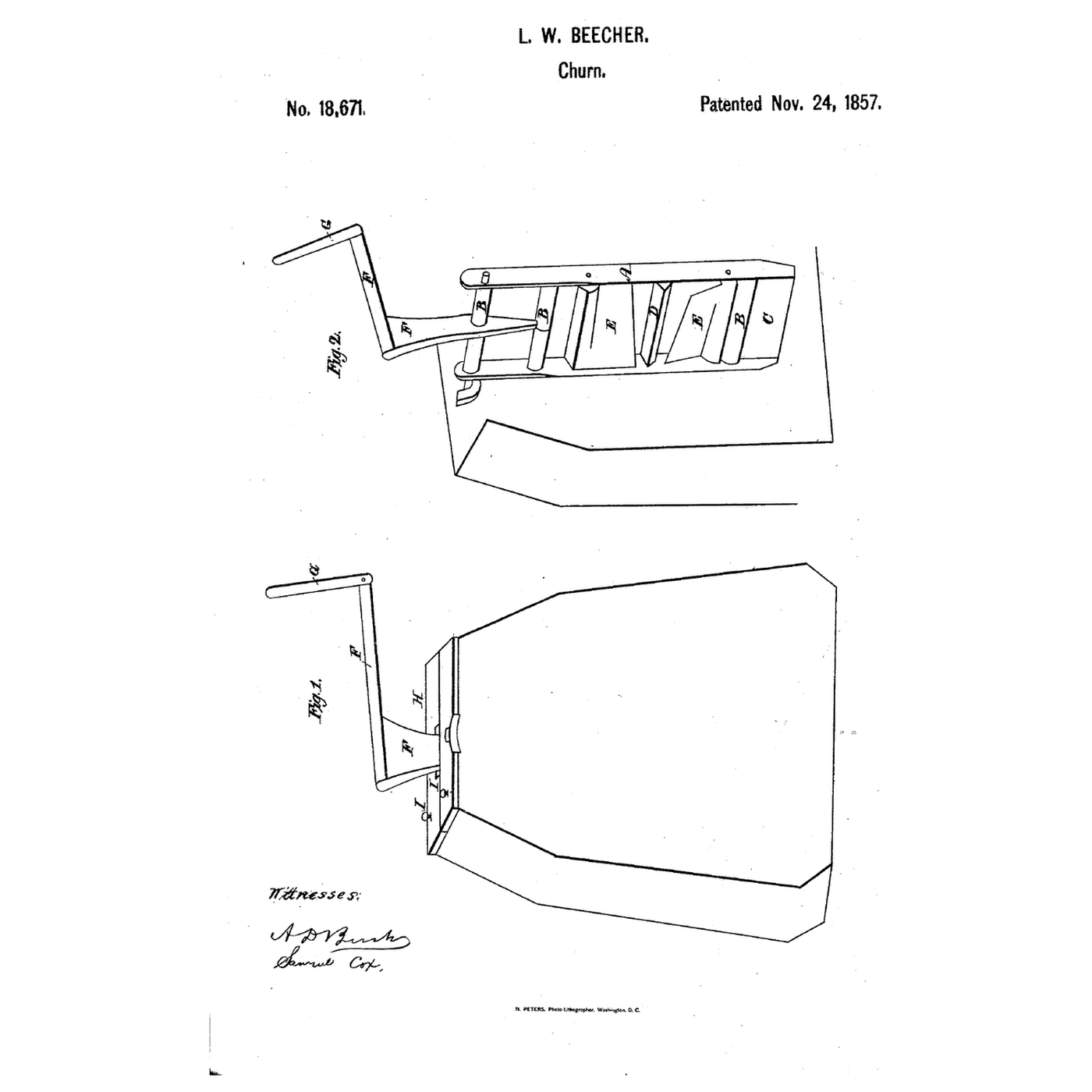 Swing-Valve Gambrel Box Churn: A Pendulum Frame of Swinging Beaters in a Tapering Box