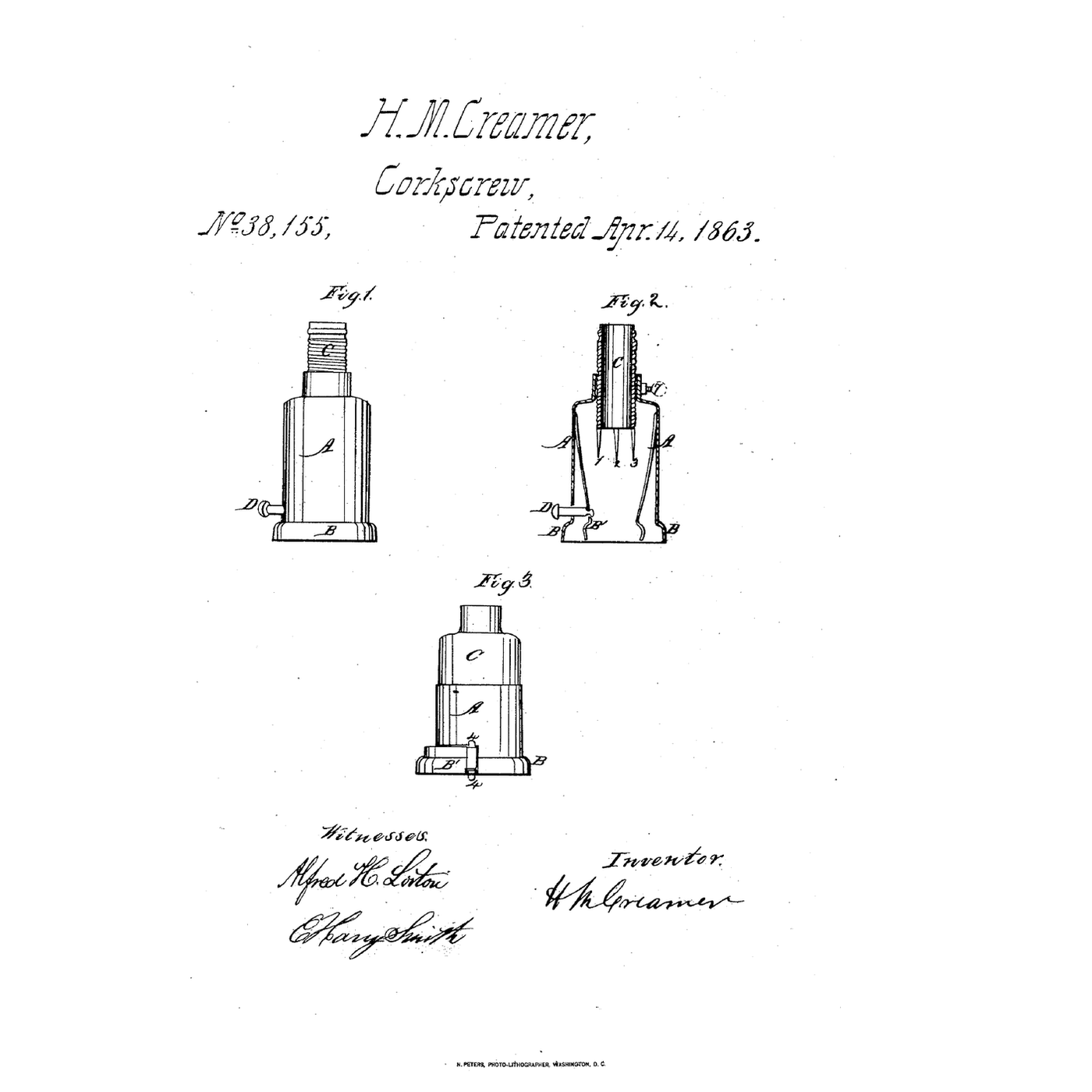 The Adjustable Corkscrew Holder: One Frame for Any Bottle and Any Corkscrew