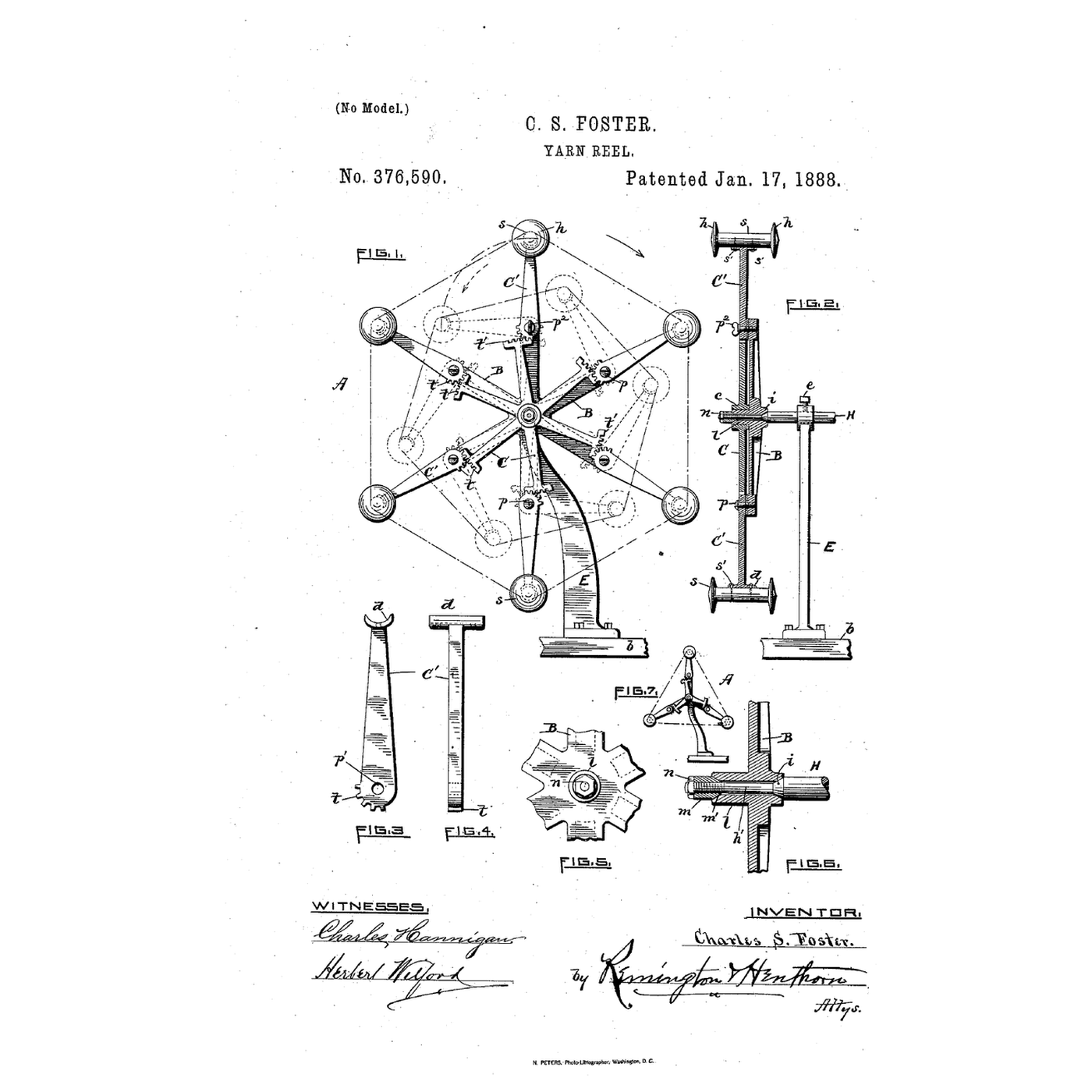The Balanced Yarn Reel: Geared Arms That Open Together