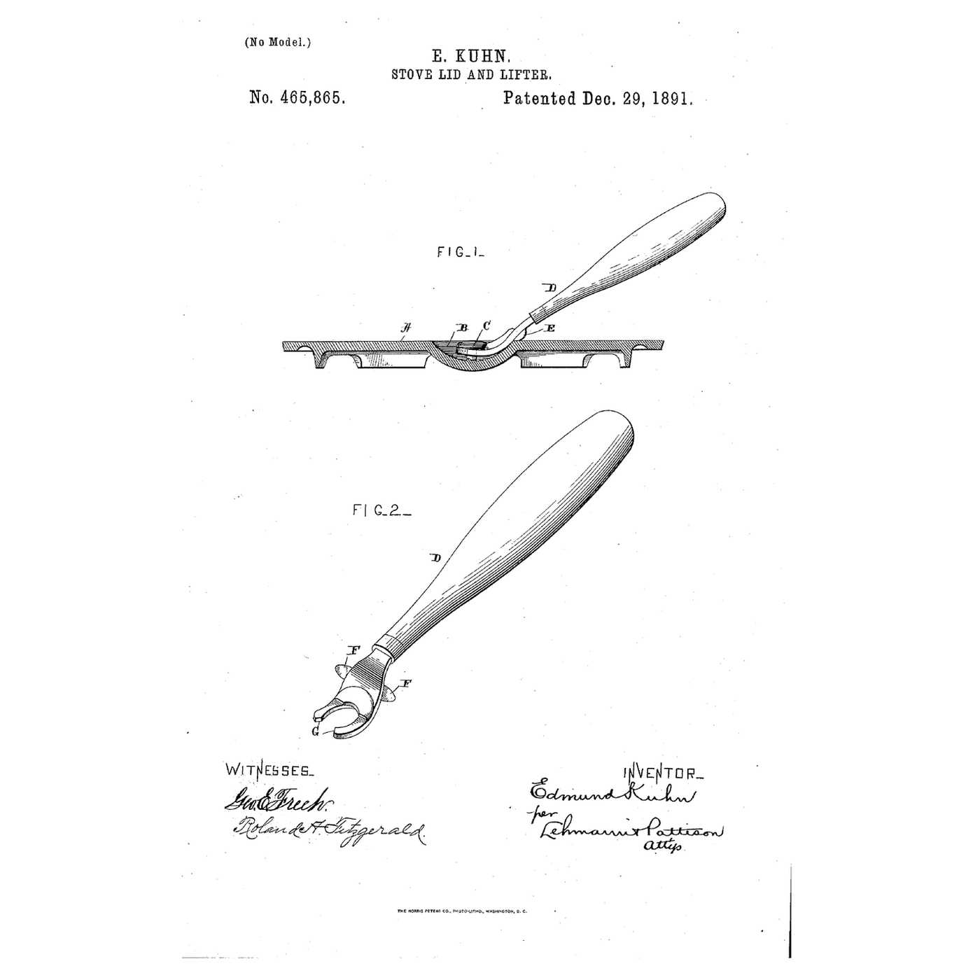 The Centre Lid Lifter: A Knob in a Hollow, a Fork From Any Side