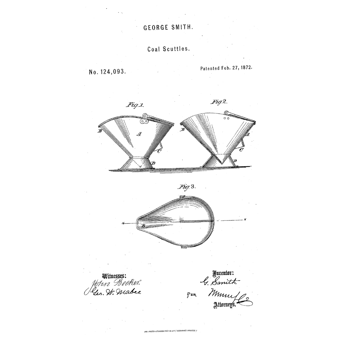 The Conical Coal Scuttle: One Sheet, No Bottom to Wear Through