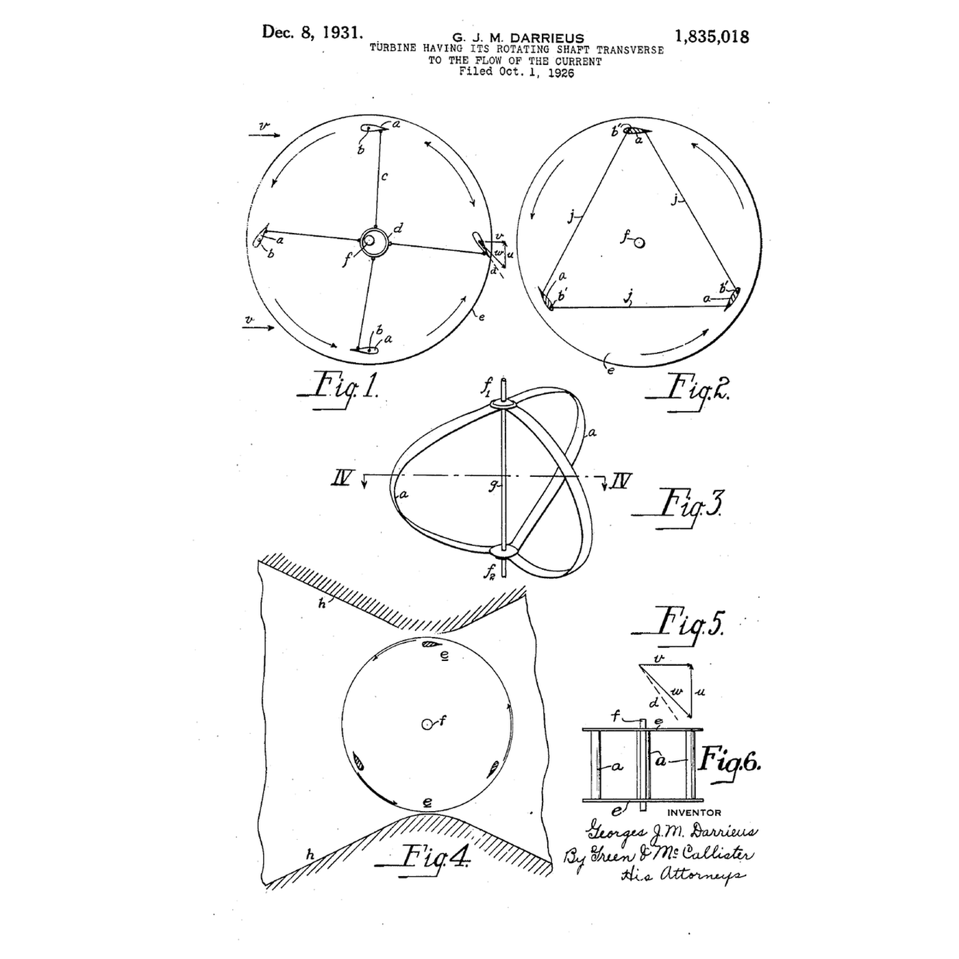 The Darrieus Rotor: Wings Round a Vertical Shaft