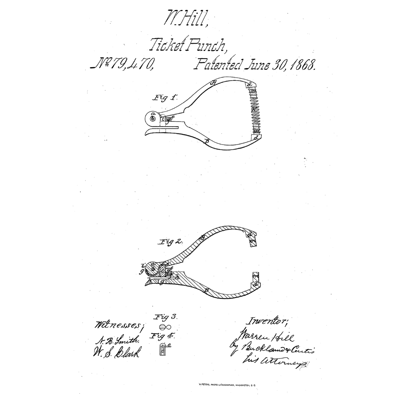 The Free-Spindle Ticket Punch: A Loose Spindle Lifted by a Spring, Close to the Pivot