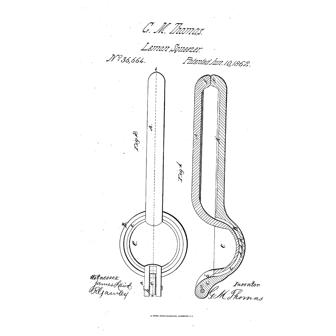 The Hinged-Bowl Lemon Squeezer: Two Cast Handles, One Bowl Inside the Other