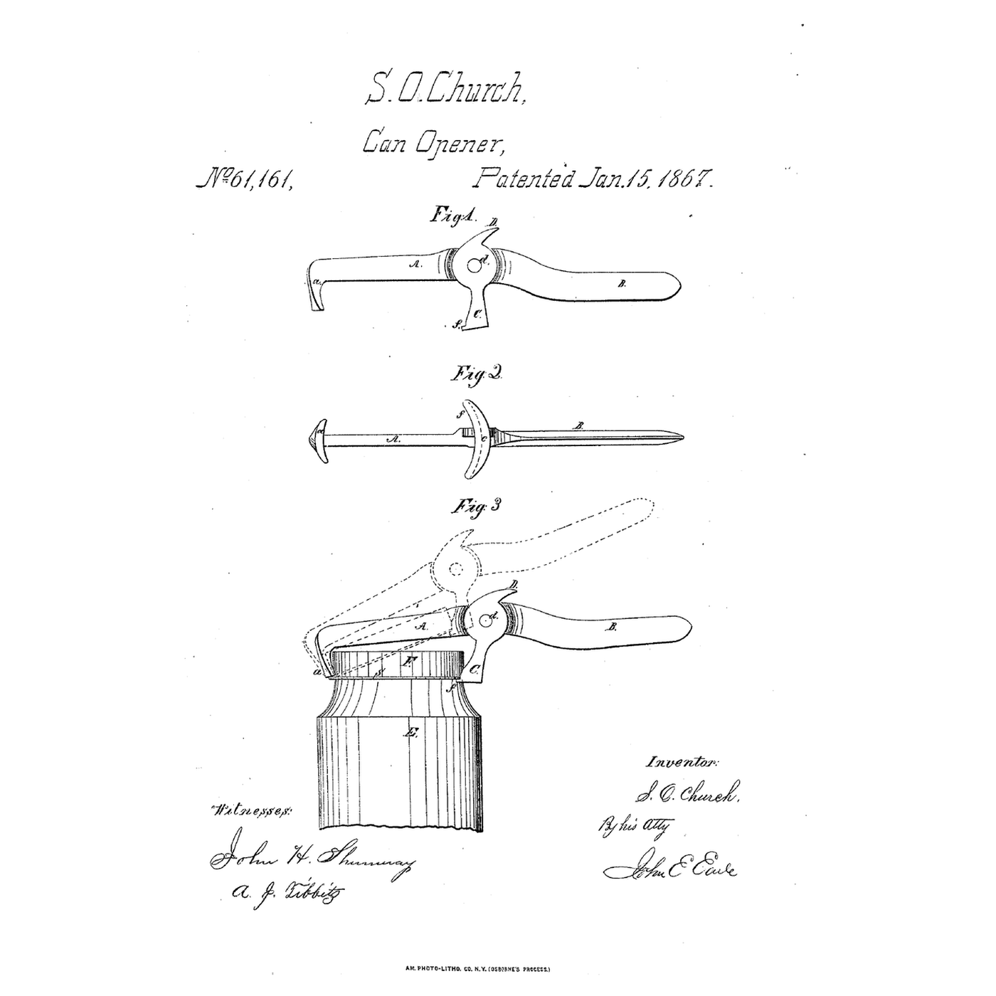 The Hinged-Hook Can Opener: A Lever That Hooks Under the Far Side