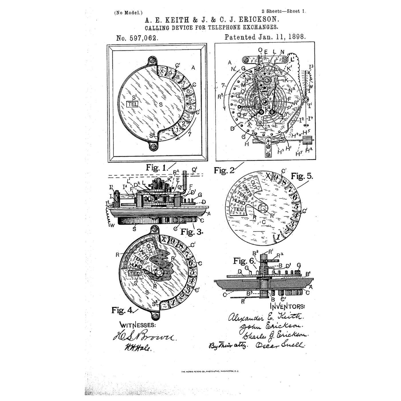 The Rotary Dial: A Number Sent as a Count of Breaks