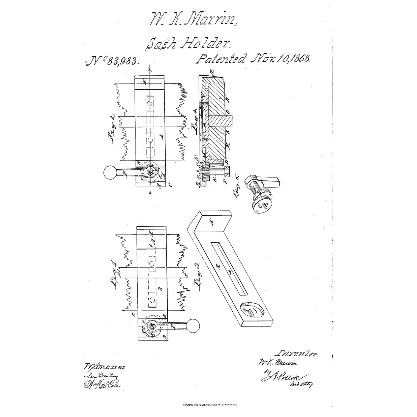 The Sash Fastener: Two Cams on One Shaft Squeeze the Window Shut