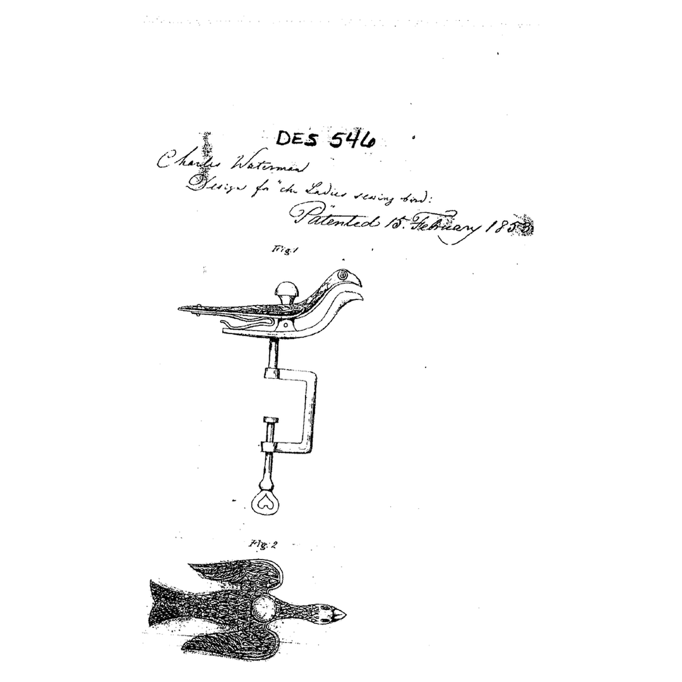 The Sewing Bird: A Spring-Beaked Clamp as a Third Hand