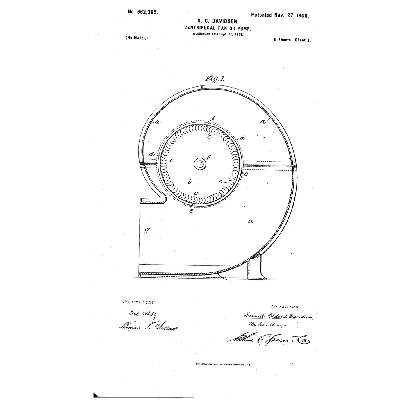 The Sirocco Fan: Many Shallow Forward-Curved Blades