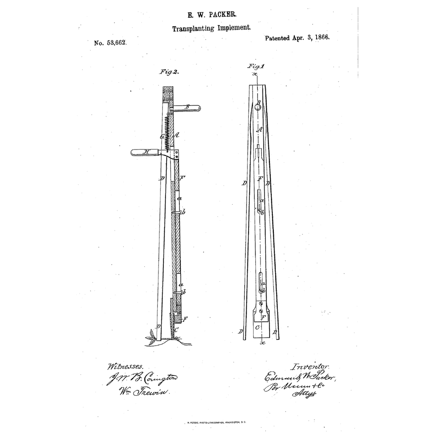The Standing Transplanter: Set Out Plants Without Stooping